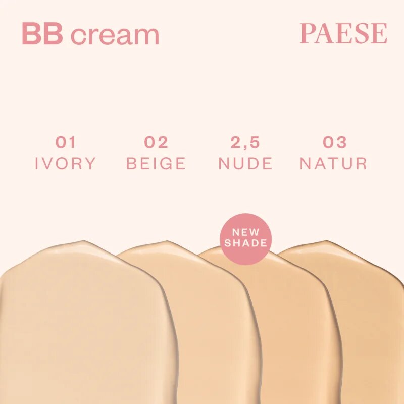 Paese BB Cream BB krém s kyselinou hyaluronovou odstín 25 Nude 30 ml