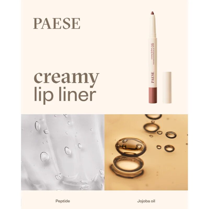 Paese Creamy Lip Liner krémová tužka na rty odstín 04 merry maroon 0.6 g