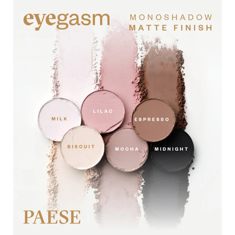 Paese Eyegasm Eyeshadow dlouhotrvající oční stíny odstín 16 Midnight 1.5 g