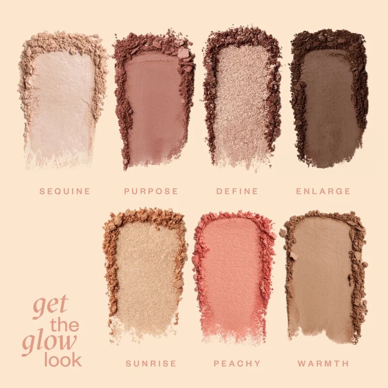Paese Get The Glow Look Face And Eye Make-up Palette multifunkční paleta na obličej a oči 16 g