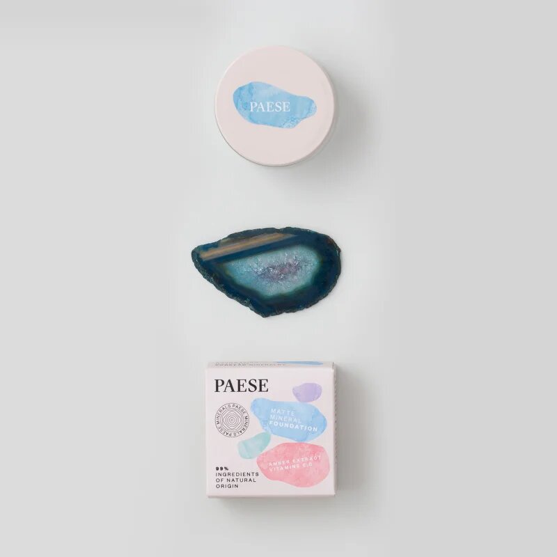 Paese Mineral Line Matte minerální pudrový make-up matný odstín 104W honey 7 g
