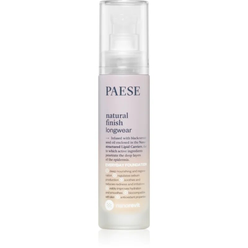 Paese Nanorevit dlouhotrvající make-up s vyživujícím účinkem odstín 03 Sand 30 ml