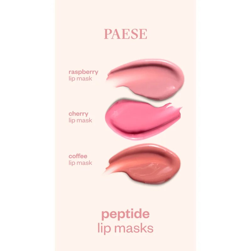 Paese Peptide Lip Mask hydratační maska na rty s peptidy odstín Cherry 10 g