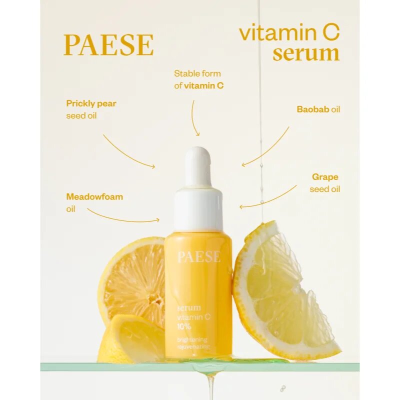 Paese Serum Vitamin C 10% regenerační olejové sérum s vitaminem C 15 ml