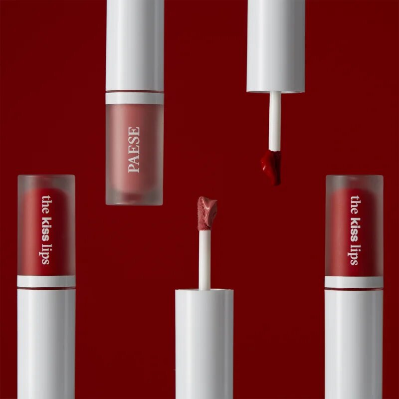 Paese The Kiss Lips Liquid Lipstick matná tekutá rtěnka odstín 02 nude coral 3.4 ml