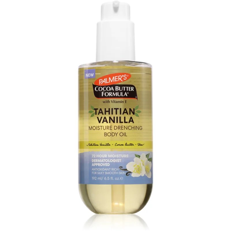 Palmer’s Cocoa Butter Formula Tahitian Vanilla hydratační tělový olej 192 ml