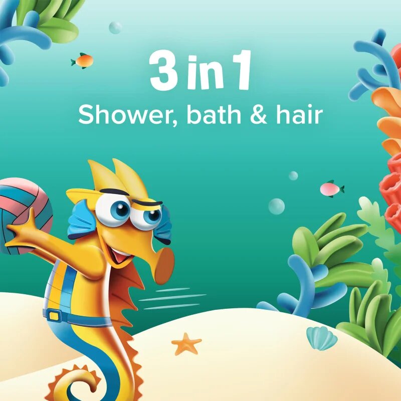 Palmolive Kids Sea Creatures sprchový gel pro děti 750 ml