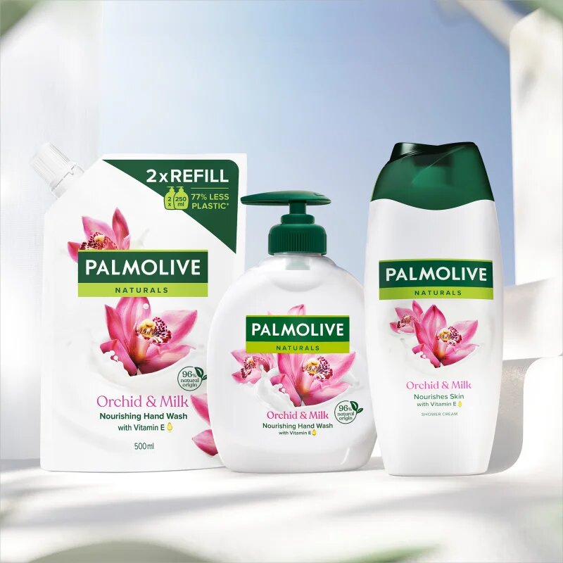 Palmolive Naturals Black Orchid tekuté mýdlo na ruce – náhradní náplň 500 ml