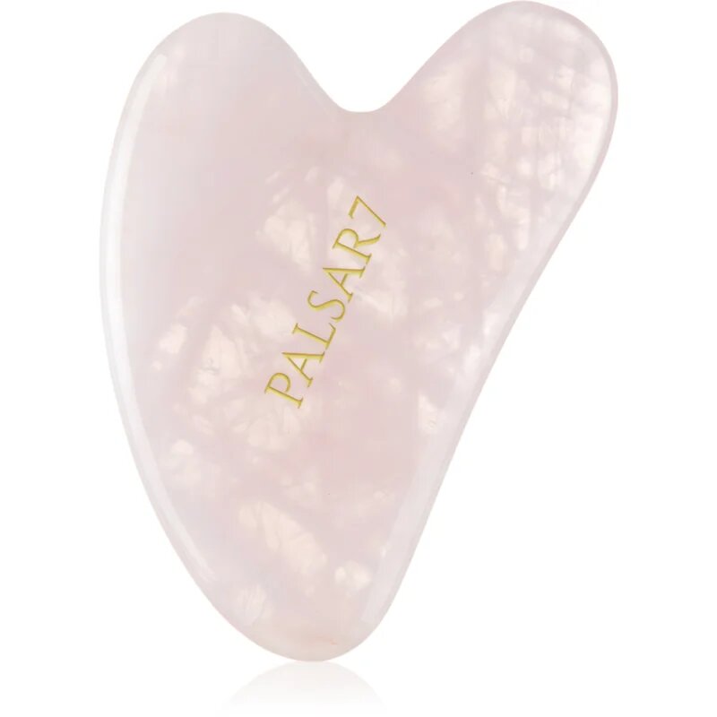 PALSAR7 Guasha Rose Quartz masážní pomůcka Guasha z růženínu 1 ks