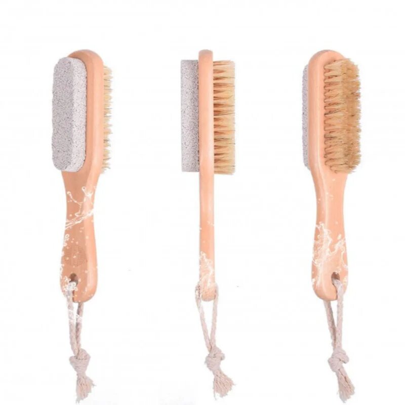 PALSAR7 Wooden Heel File with Brush pemza na paty 1 ks