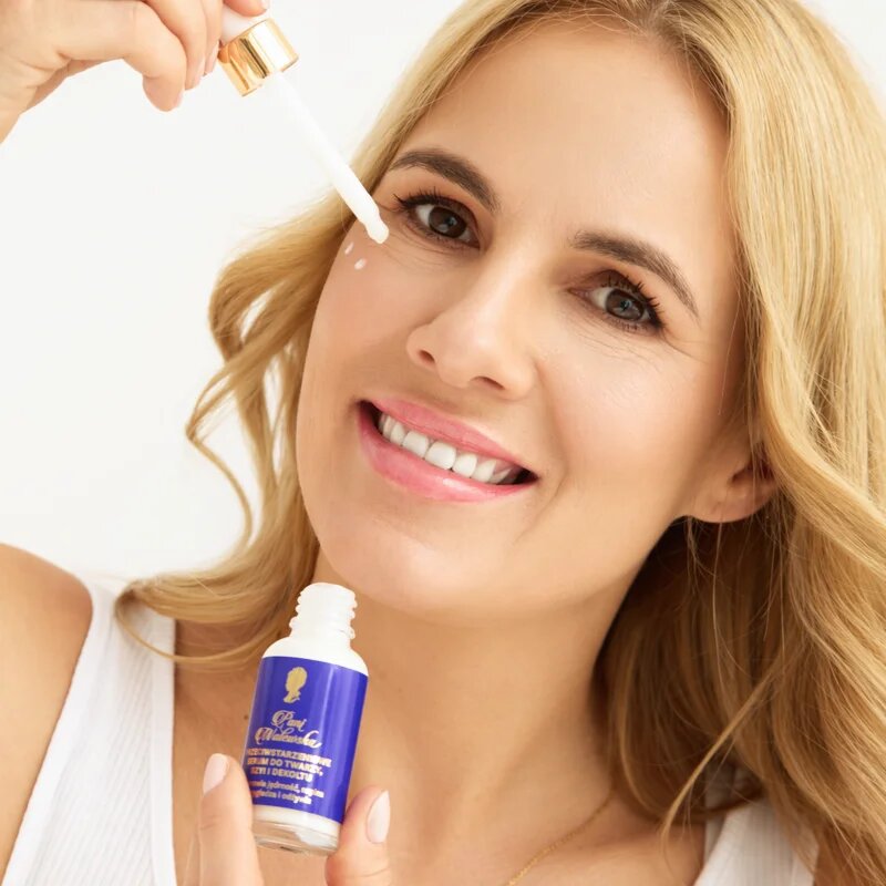 Pani Walewska Anti-Aging Face serum sérum proti stárnutí pleti na obličej krk a dekolt 30 ml