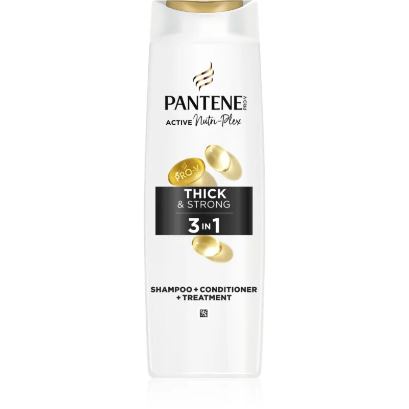 Pantene Pro-V Active Nutri Plex Thick&Strong šampon pro slabé a poškozené vlasy 3 v 1 325 ml
