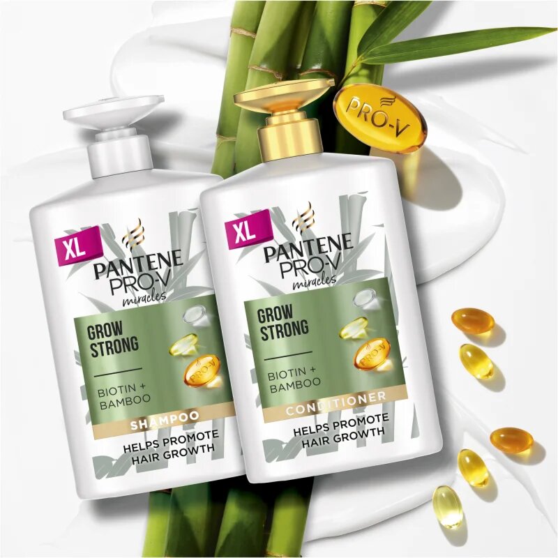Pantene Pro-V Miracles Grow Strong kondicionér pro suché a poškozené vlasy se sklonem k lámání 1000 ml