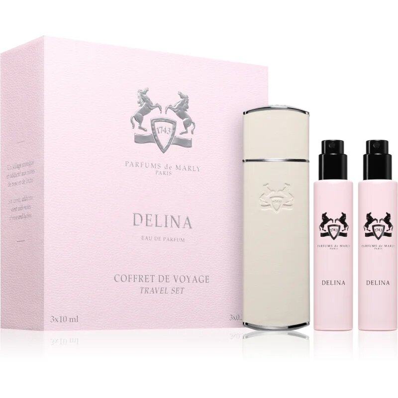 Parfums De Marly Delina Travel Set cestovní sada s pouzdrem pro ženy
