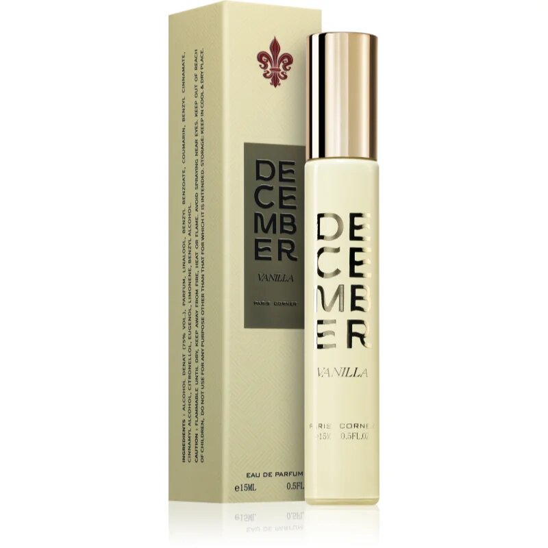 Paris Corner December Vanilla parfémovaná voda unisex 15 ml