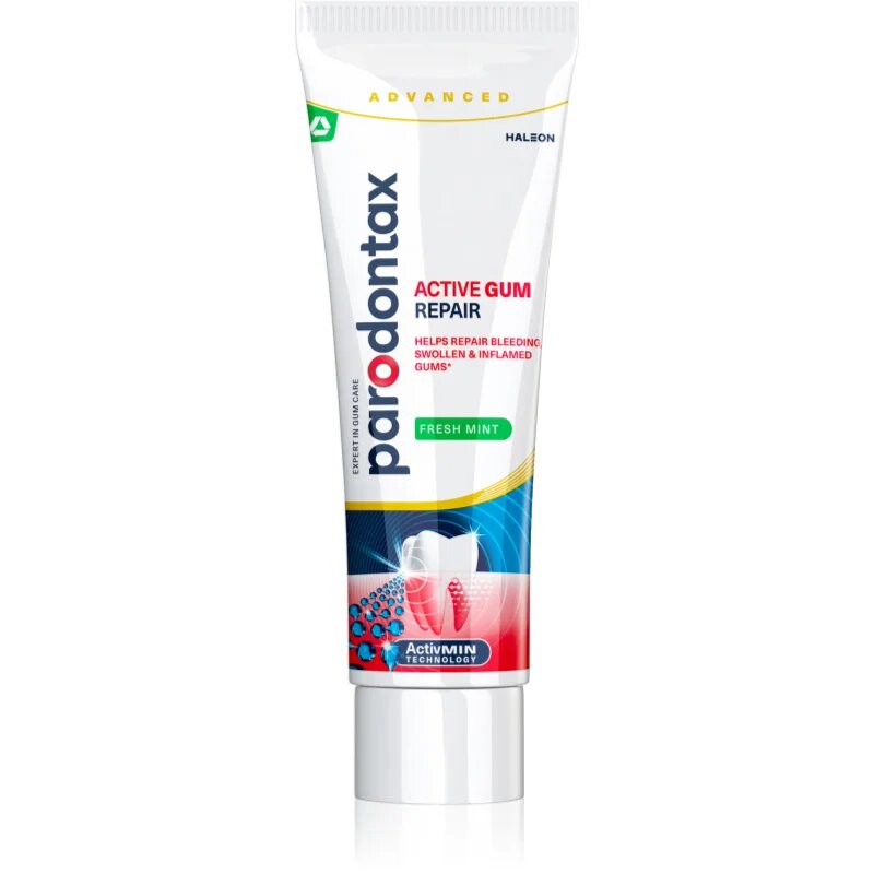 Parodontax Active Gum Repair Fresh Mint zubní pasta pro zdravé dásně a komplexní péči o chrup 75 ml