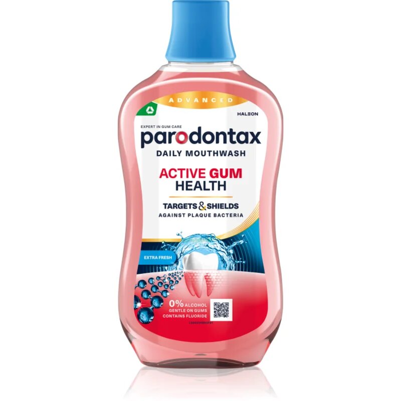 Parodontax Daily Gum Care Extra Fresh ústní voda pro zdravé zuby a dásně Extra Fresh 500 ml