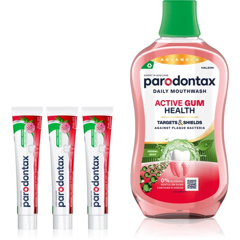 Parodontax Herbal Fresh & Active Gum Health sada na zuby