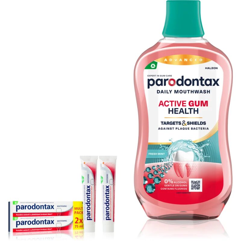 Parodontax Whitening & Acive Gum Health sada na zuby