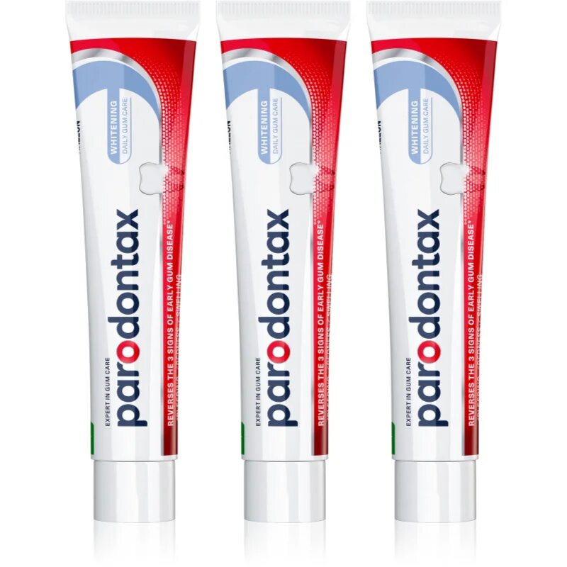 Parodontax Whitening bělicí zubní pasta proti krvácení dásní 3x75 ml