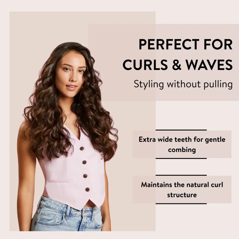 Parsa Beauty Curly Hair Comb hřeben pro vlnité vlasy 1 ks