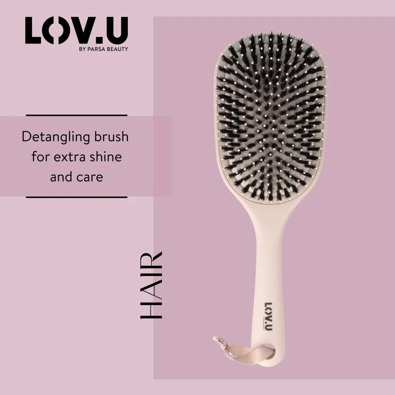 Parsa Beauty LOV.U Paddle plochý kartáč 1 ks