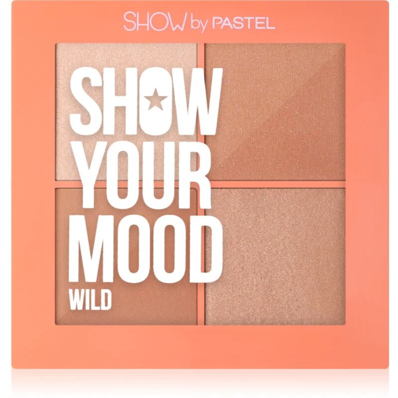 Pastel Show Your Mood paleta tvářenek odstín Wild 4x4.3 g
