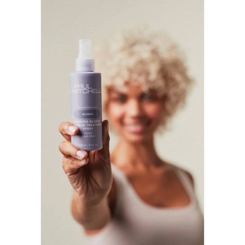 Paul Mitchell Blonde Forever Blonde Leave-In Treatment Spray bezoplachový sprej pro odbarvené barvené a chemicky ošetřené vlasy 150 ml