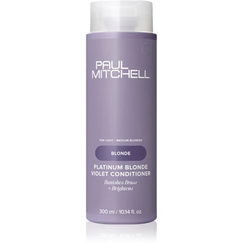 Paul Mitchell Blonde Platinum Blonde Violet Conditioner fialový kondicionér pro blond a šedivé vlasy 300 ml