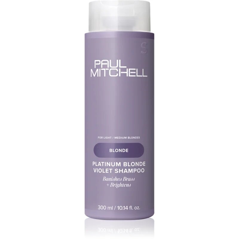 Paul Mitchell Blonde Platinum Blonde Violet Shampoo fialový šampon pro blond a šedivé vlasy 300 ml