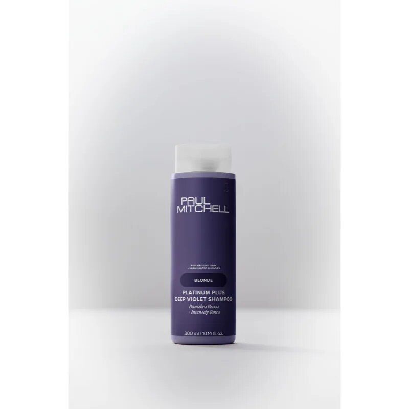 Paul Mitchell Blonde Platinum Plus Deep Violet Shampoo fialový šampon neutralizující žluté tóny 300 ml