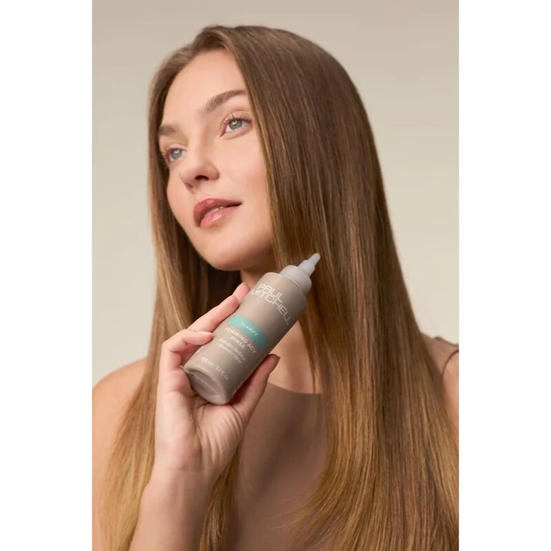 Paul Mitchell Clarify Foaming ACV Rince jemný exfoliační gel na vlasy 150 ml