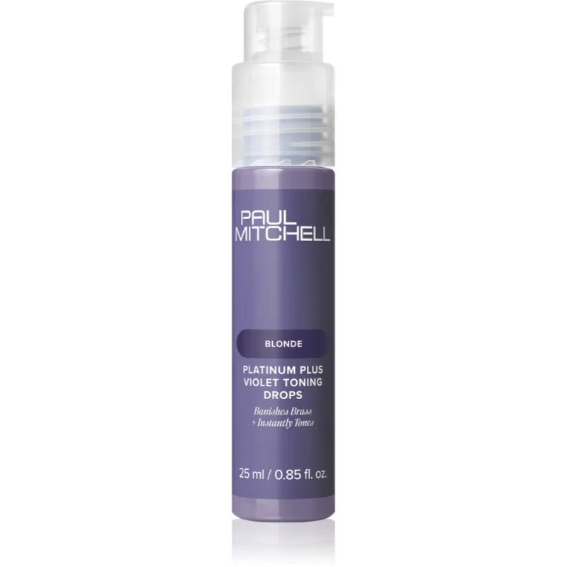 Paul Mitchell Platinum Plus Violet Toning Drops kapky neutralizující žluté tóny 25 ml