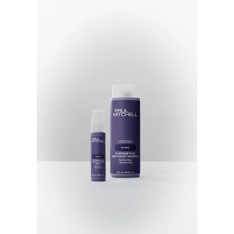 Paul Mitchell Platinum Plus Violet Toning Drops kapky neutralizující žluté tóny 25 ml