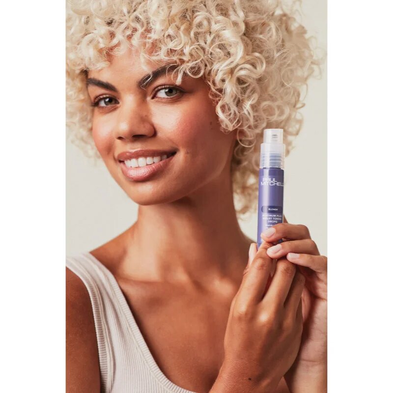 Paul Mitchell Platinum Plus Violet Toning Drops kapky neutralizující žluté tóny 25 ml