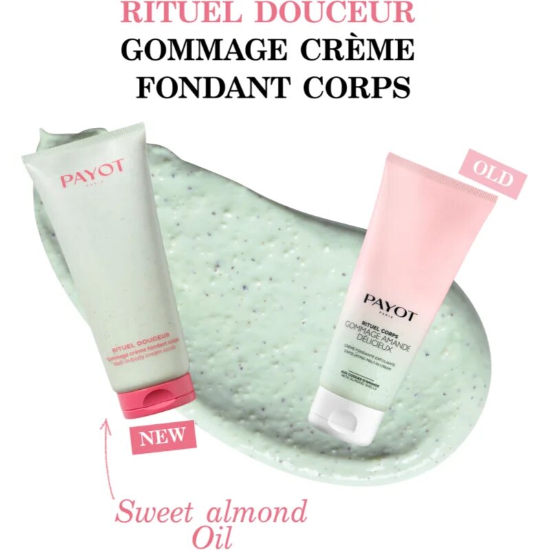 Payot Rituel Douceur Gommage Crème Fondant Corps tělový peeling s výtažky z mandlí 200 ml