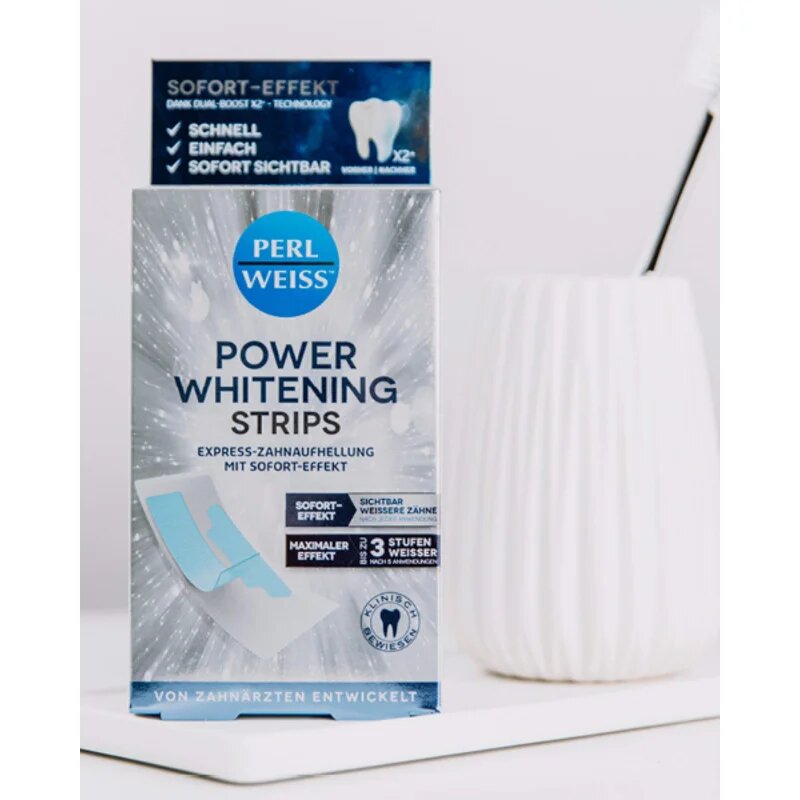 Perl Weiss Power Whitening Strips bělicí zubní pásky 5x2 ks