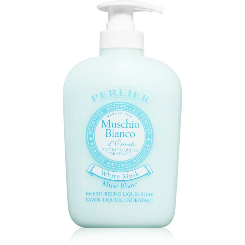 Perlier White Musk tekuté mýdlo na ruce a tělo 300 ml