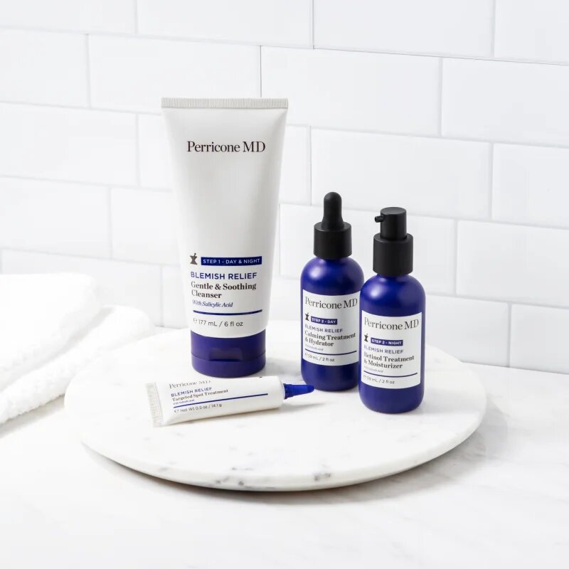 Perricone MD Blemish Relief Cleanser jemný zklidňující čisticí a odličovací gel 177 ml