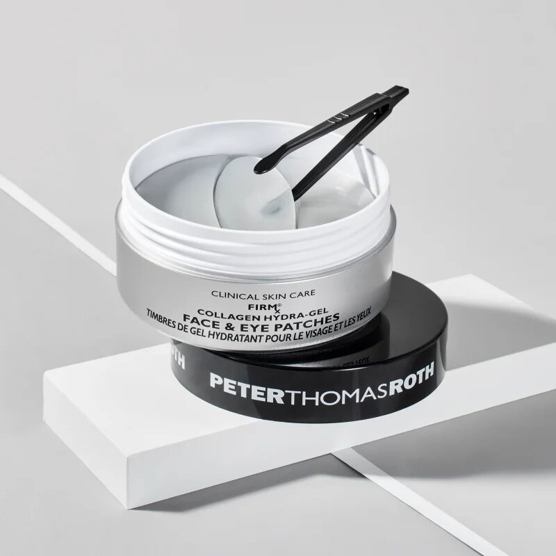 Peter Thomas Roth FIRMx Collagen Hydra-Gel Eye & Face Patches hydratační gelové polštářky na obličej a oční okolí 90 ks