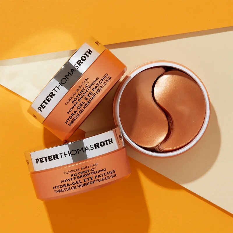 Peter Thomas Roth Potent-C Hydra-Gel Eye Patches gelové polštářky pro rozjasnění pleti 60 ks