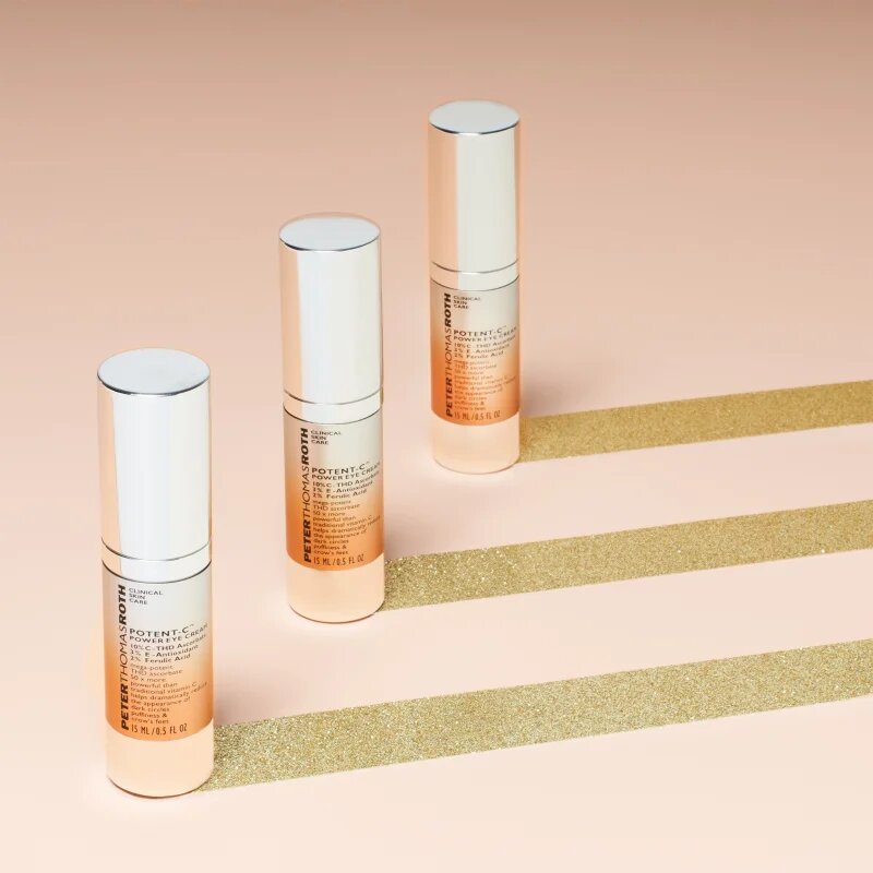 Peter Thomas Roth Potent-C Power Eye Cream hydratační oční krém proti otokům a tmavým kruhům 15 ml