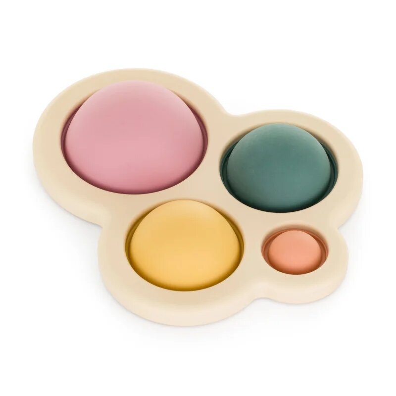 Petite&Mars Chill out aktivity hračka 6 m+ Dusty Rose 1 ks