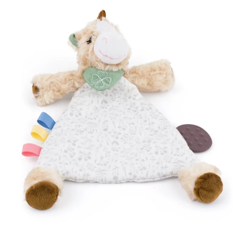 Petite&Mars Cuddly Toy Horse plyšová hračka pro děti od narození Little Joe 1 ks