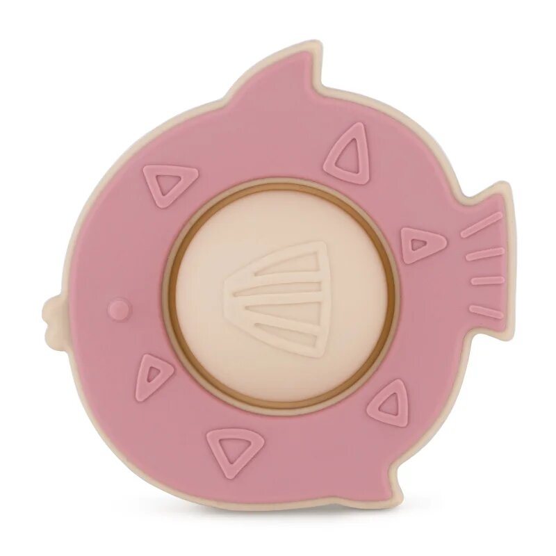 Petite&Mars Fish Fiona 6m+ hračka Dusty Rose 1 ks