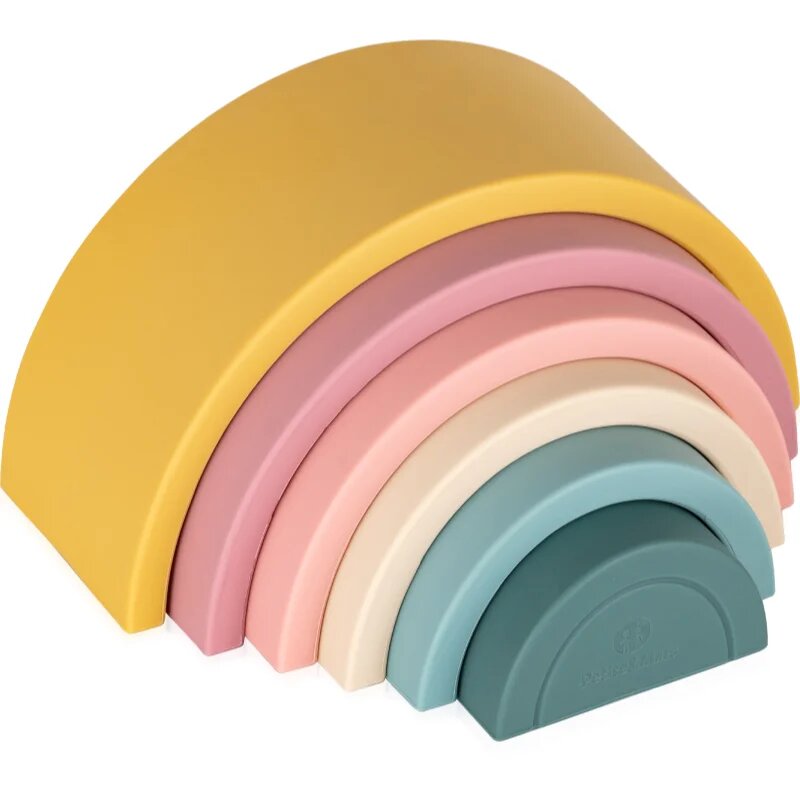 Petite&Mars Rainbow 12m+ aktivity hračka Intense Ochre 1 ks