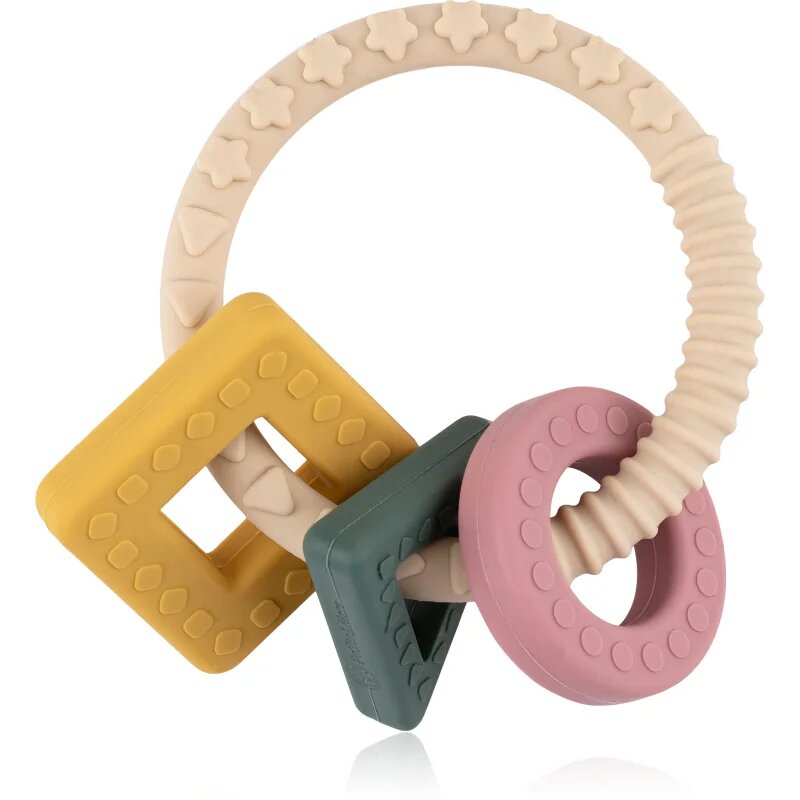 Petite&Mars Silicone teether Figures kousátko 0m+ 1 ks