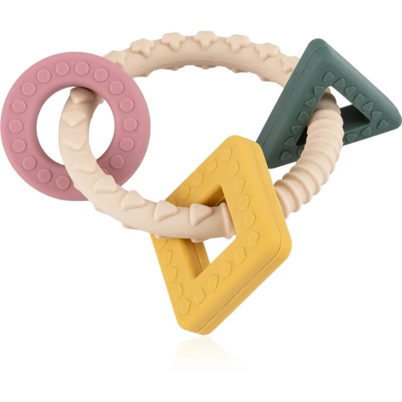 Petite&Mars Silicone teether Figures kousátko 0m+ 1 ks