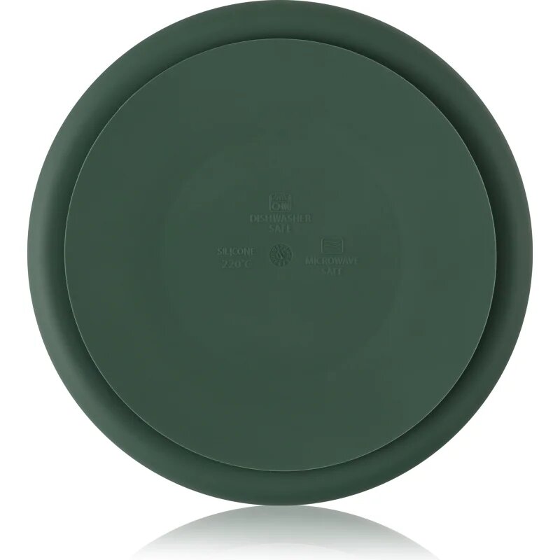 Petite&Mars Take&Match 6m+ dělený talíř kulatý Misty Green 1 ks