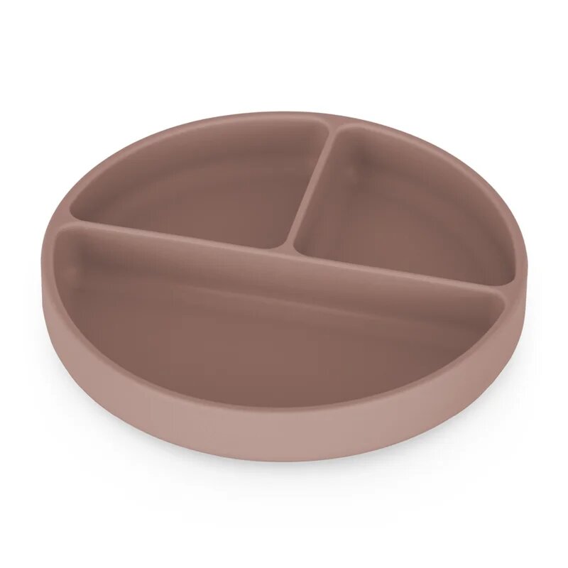 Petite&Mars Take&Match 6m+ dělený talíř kulatý Velvet Latte 1 ks